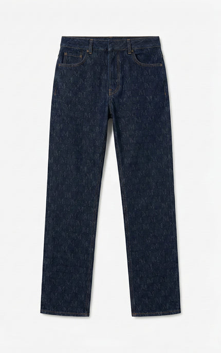 The PM Indigo Monogram Jean