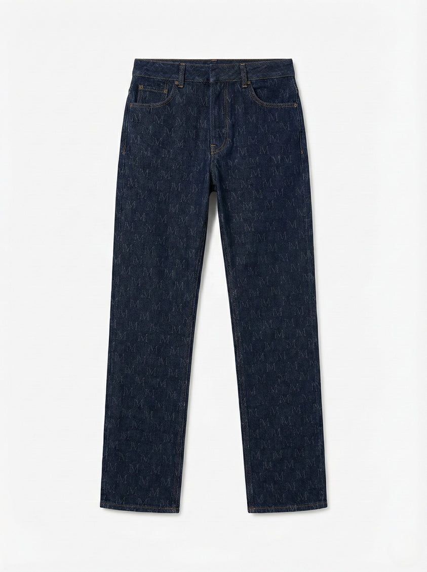 The PM Indigo Monogram Jean