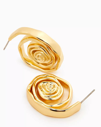 SPIRAL EMBRACE LUXE SET In Solid Non-Tarnish Stainless Steel With 18K Gold-Plate