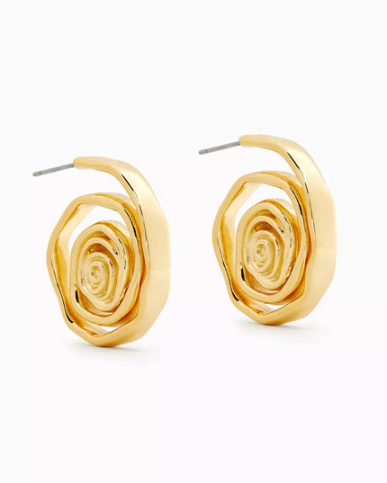 SPIRAL EMBRACE LUXE SET In Solid Non-Tarnish Stainless Steel With 18K Gold-Plate