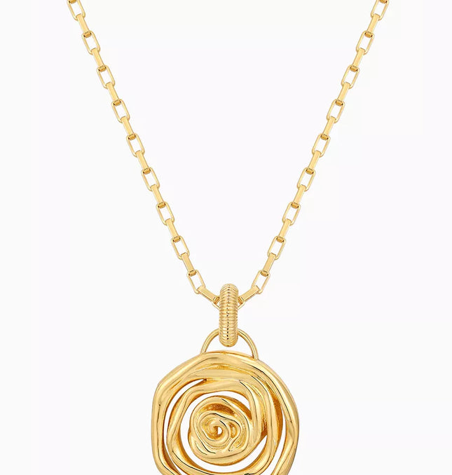 SPIRAL EMBRACE LUXE SET In Solid Non-Tarnish Stainless Steel With 18K Gold-Plate