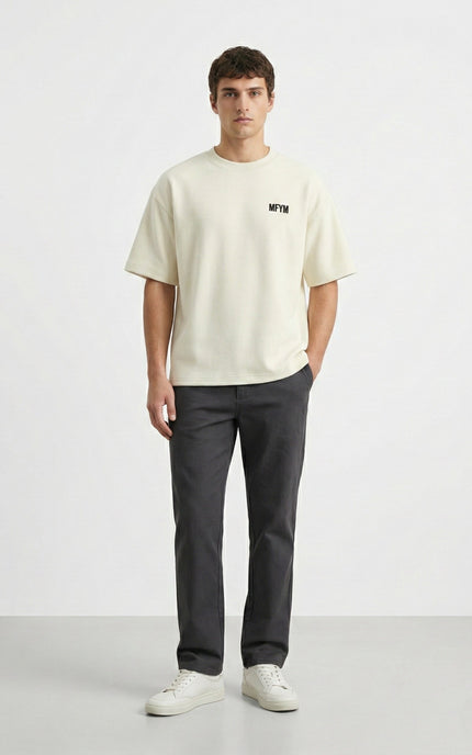 MFYM Portrait Back Tee — Ivory