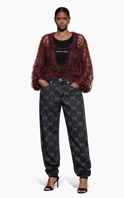 The P|M Signature Monogram Denim - Vintage Noir Edition