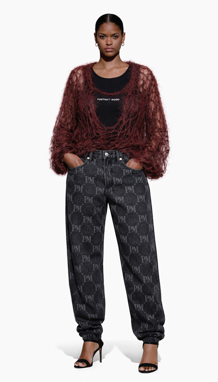 The P|M Signature Monogram Denim - Vintage Noir Edition