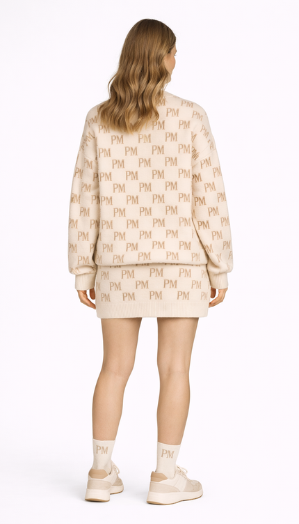 The PM Sandstone Gradient Knit Set