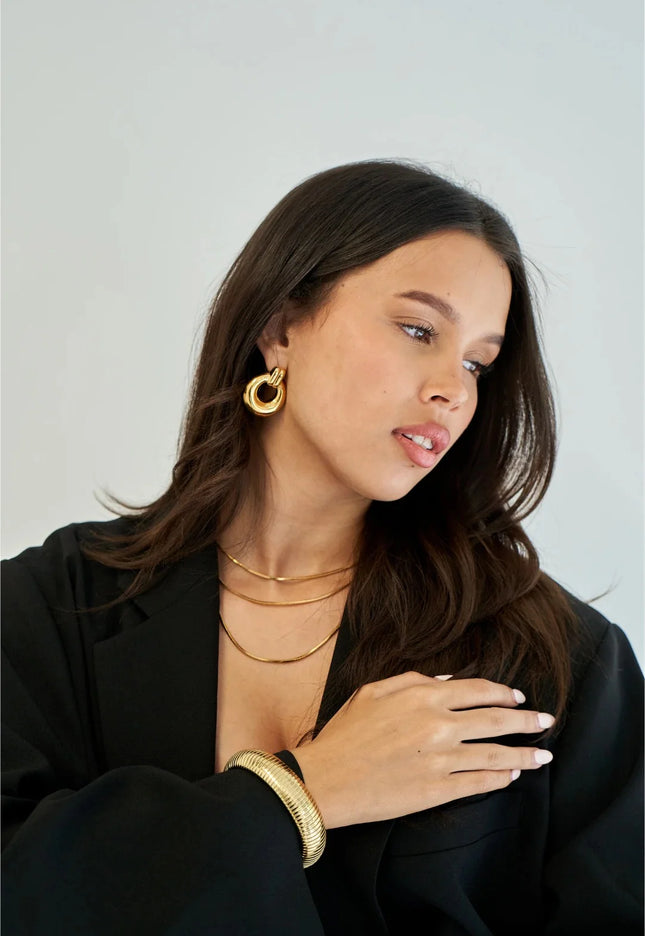 Power Loop Earrings – Bold, Rounded, Unapologetically You