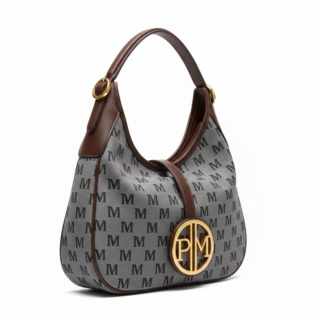 M-SIGNATURE CRESCENT BAG