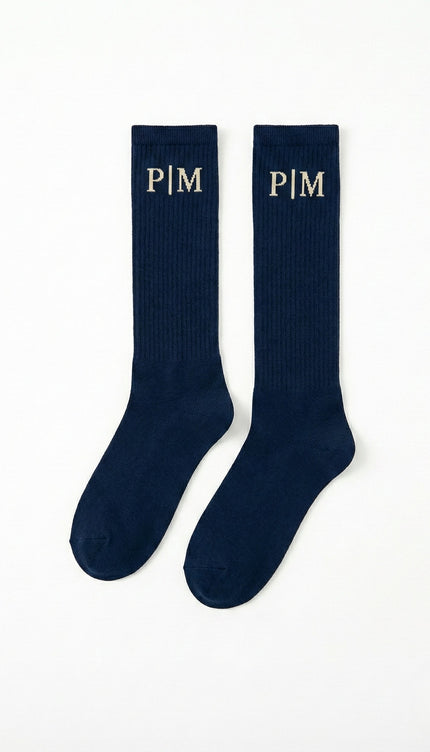P|M – Navy PM Socks