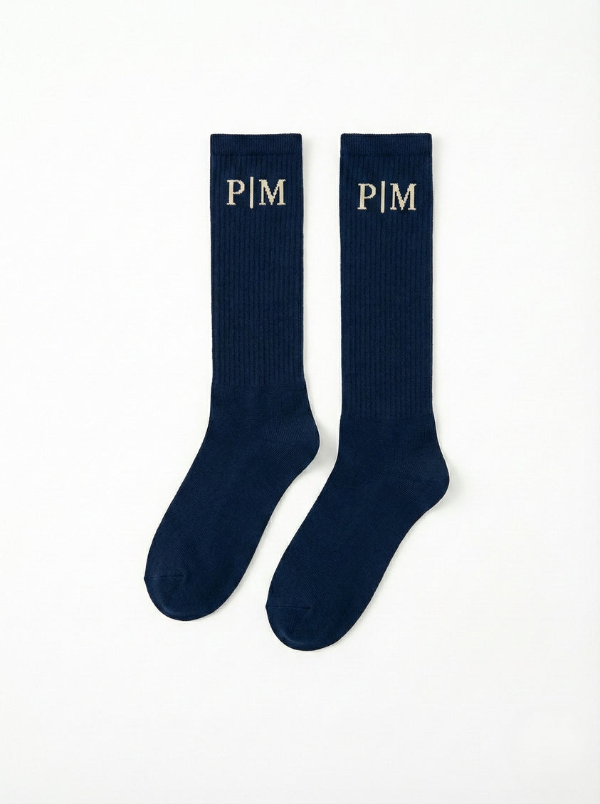 P|M – Navy PM Socks