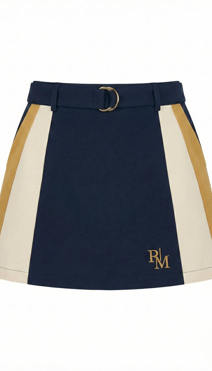 P|M – The Courtline Belted Skirt