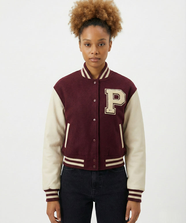 PORTRAIT HOUSE Heritage Varsity Jacket