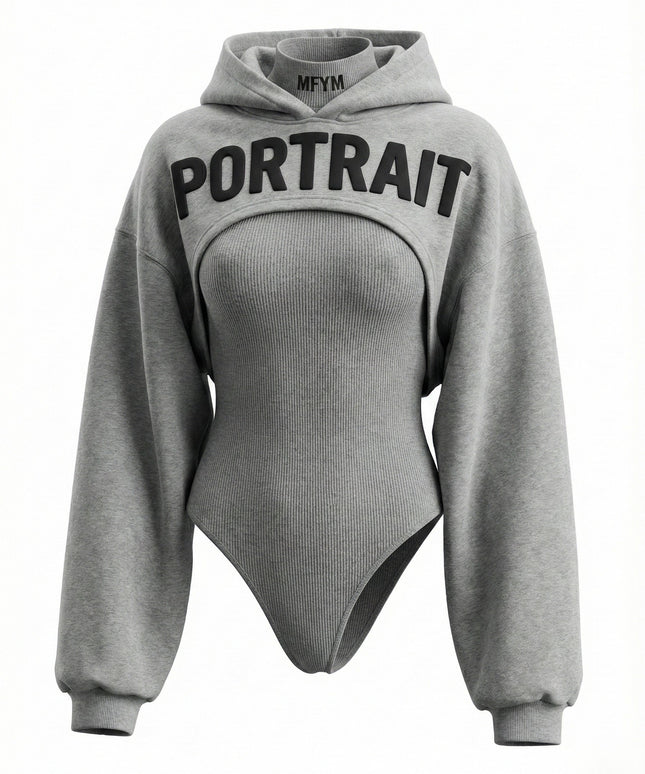 MFYM Cut-Out Portrait Hoodie