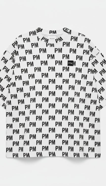 The PM Optic Monogram Tee