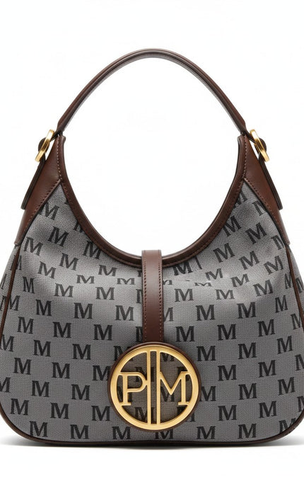 M-SIGNATURE CRESCENT BAG
