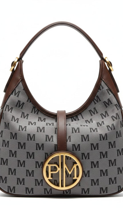 M-SIGNATURE CRESCENT BAG