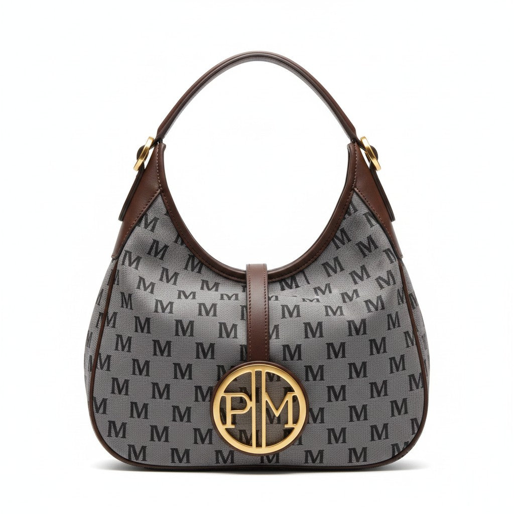 M-SIGNATURE CRESCENT BAG