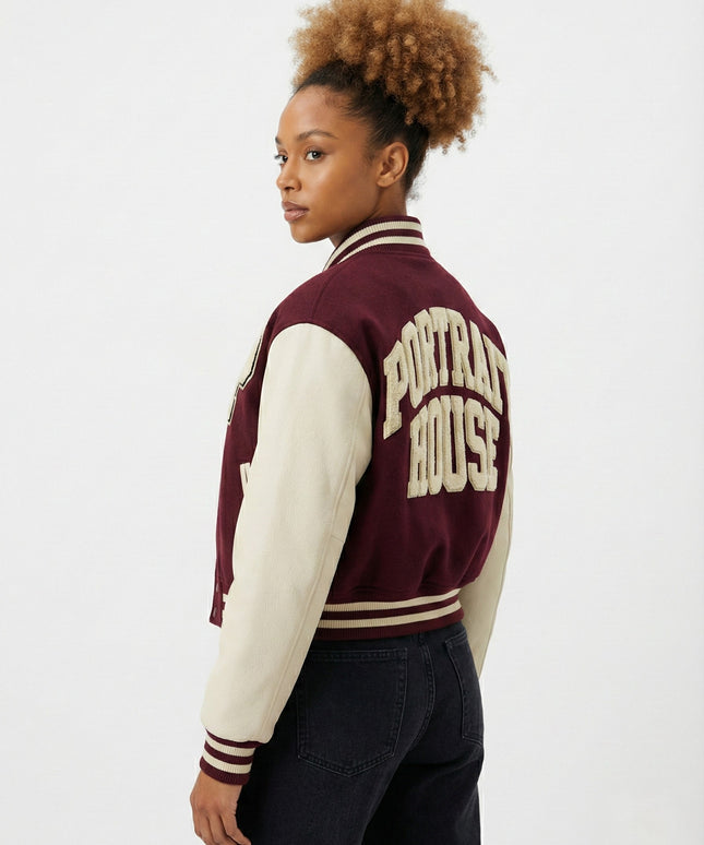 PORTRAIT HOUSE Heritage Varsity Jacket