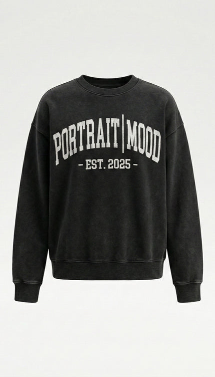 PORTRAIT MOOD™ EST. 2025 Vintage Crewneck