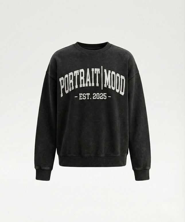 PORTRAIT MOOD™ EST. 2025 Vintage Crewneck