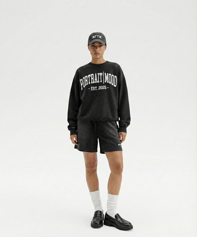 PORTRAIT MOOD™ EST. 2025 Vintage Crewneck