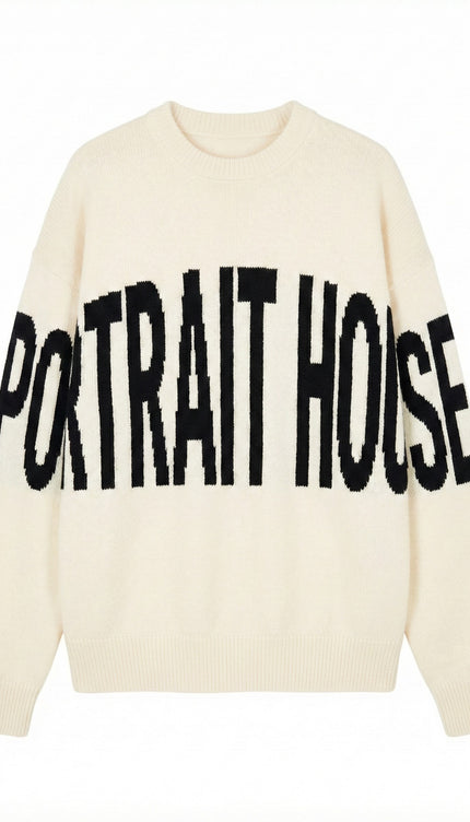PORTRAIT HOUSE™ Oversized Signature Knit