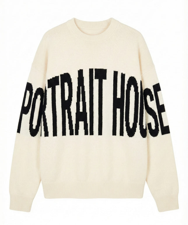 PORTRAIT HOUSE™ Oversized Signature Knit