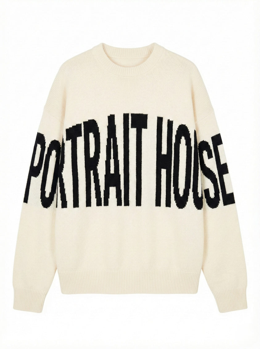 PORTRAIT HOUSE™ Oversized Signature Knit