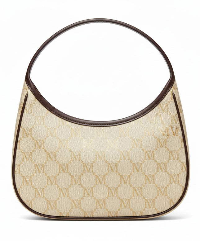 M-SIGNATURE Sandstone Monogram Hobo Mini