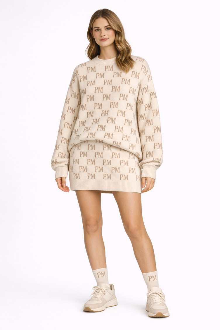 The PM Sandstone Gradient Knit Set