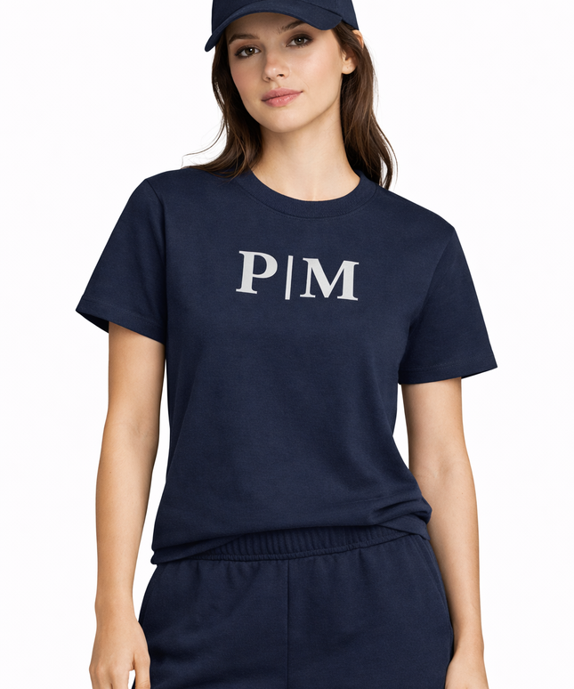 THE P|M ESSENTIAL T-SHIRT (NAVY)