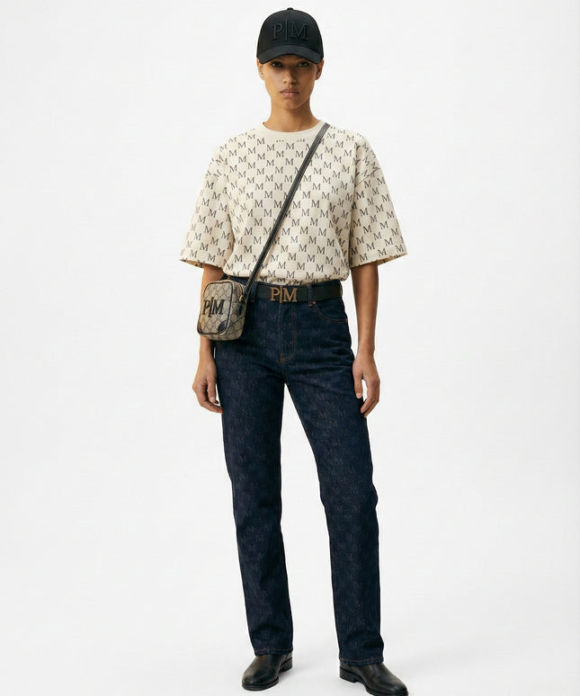 The PM Indigo Monogram Jean