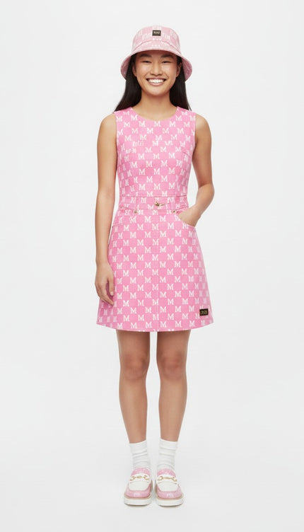 The PM Bubblegum Monogram Mini Dress