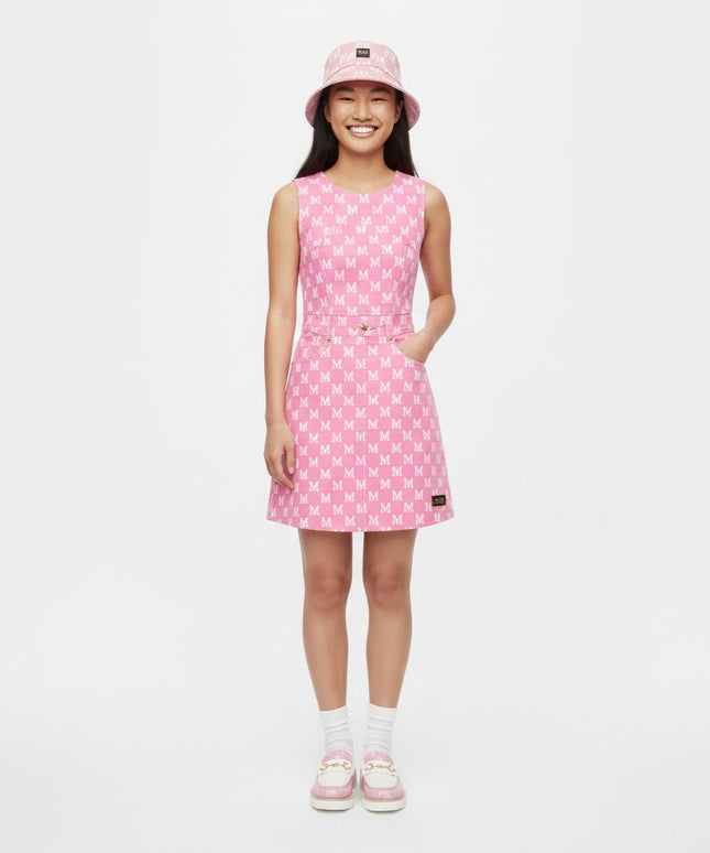 The PM Bubblegum Monogram Mini Dress