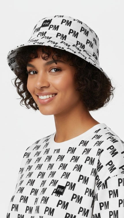 The PM Optic Monogram Bucket Hat