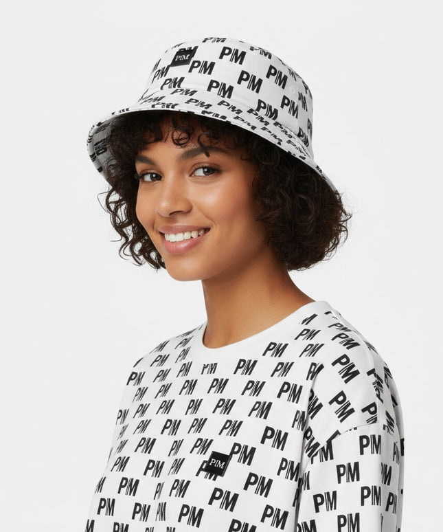 The PM Optic Monogram Bucket Hat