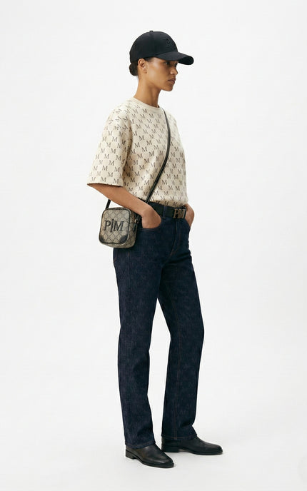 The PM Indigo Monogram Jean