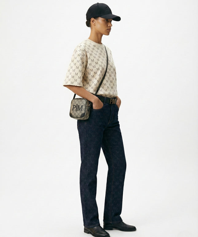 The PM Indigo Monogram Jean