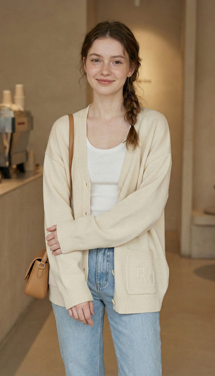 The PM Heritage Cream Cardigan