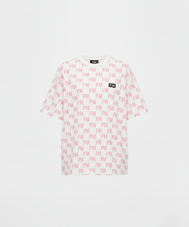 The PM Bubblegum Monogram Tee
