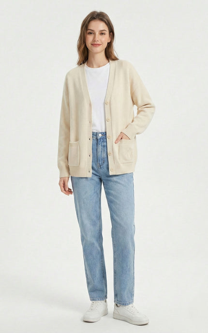 The PM Heritage Cream Cardigan