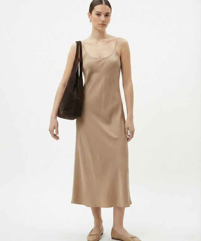 The PM Espresso Suede Hobo