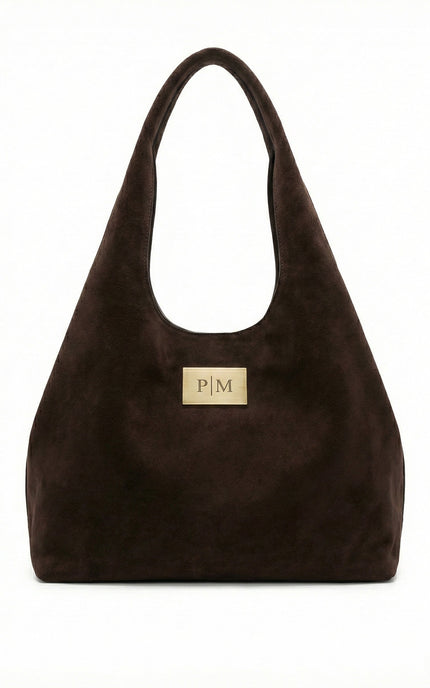 The PM Espresso Suede Hobo