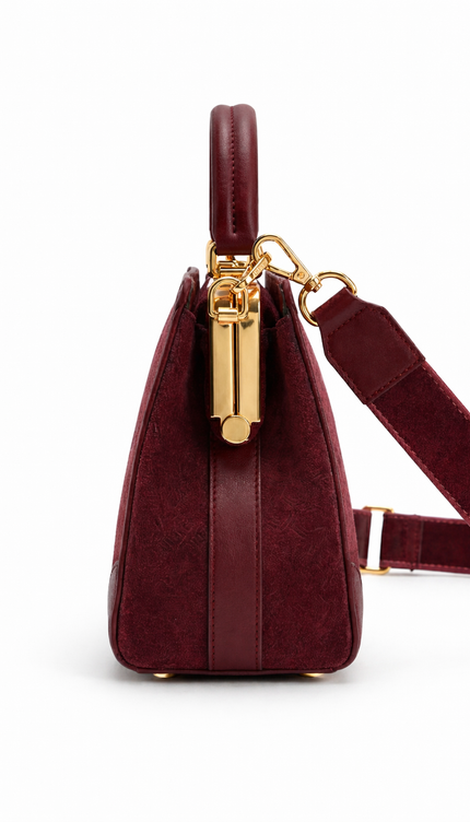 The P|M Aura Frame Top Handle - Bordeaux 'Self-Portrait' Edition