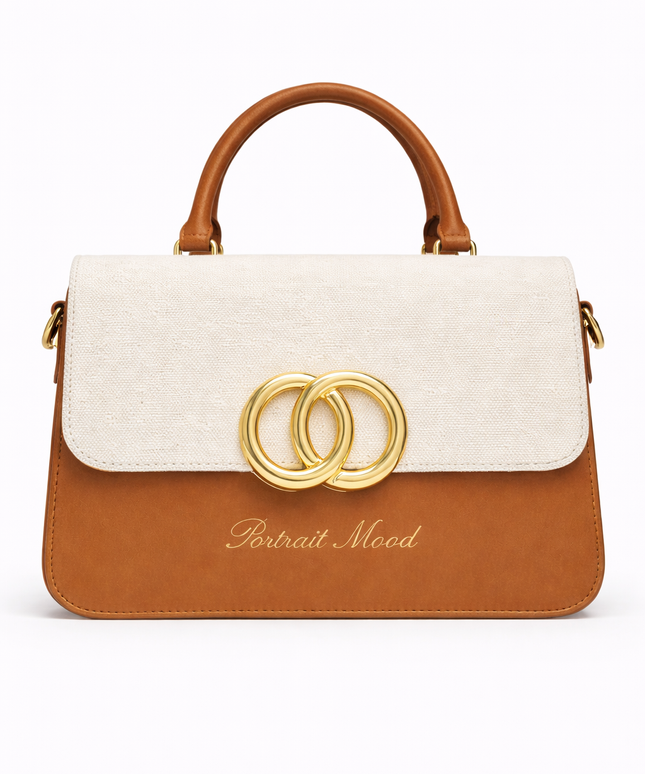 The P|M Heritage Top-Handle Satchel - Cognac Edition