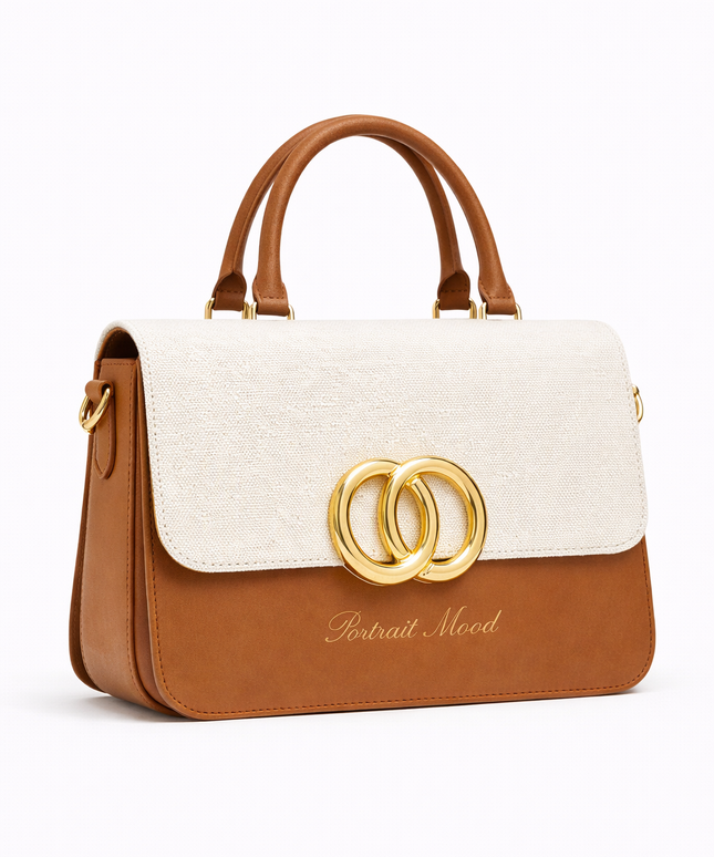 The P|M Heritage Top-Handle Satchel - Cognac Edition