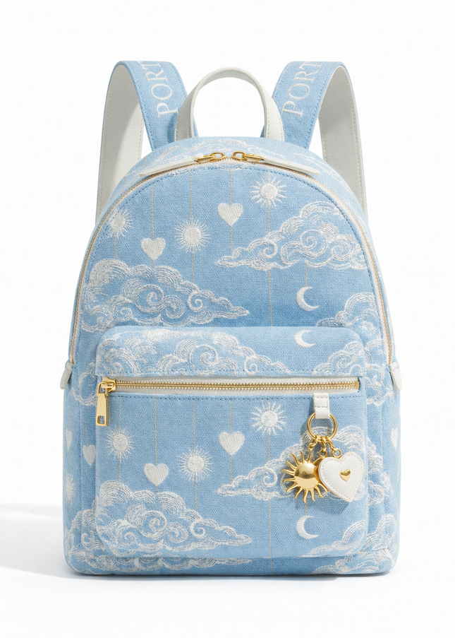 The P|M Altitude City Backpack - Céleste Toile Edition