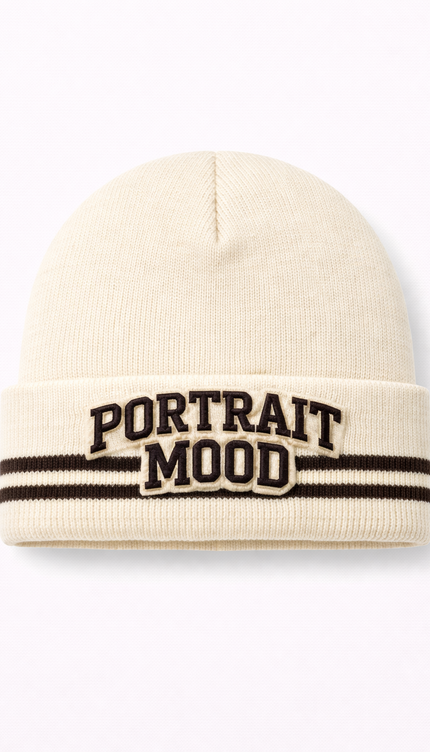 The Portrait Mood Varsity Beanie