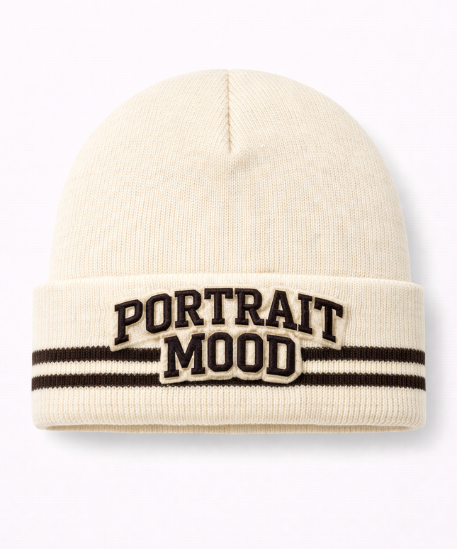 The Portrait Mood Varsity Beanie