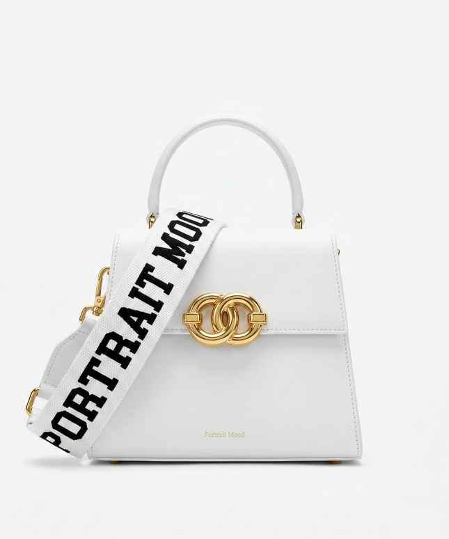 The P|M Ascendant Top Handle - Alabaster & Gold Edition