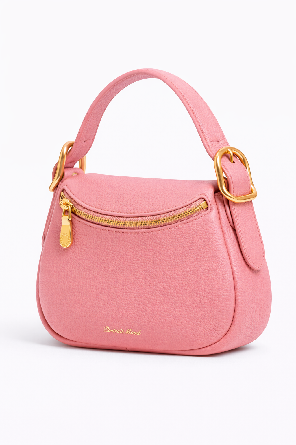 The P M Contour Saddle Bag Petal Pink Edition
